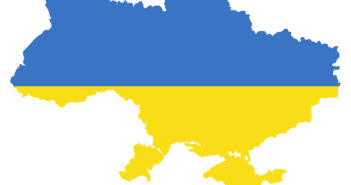 карта України прапор