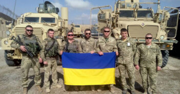 українці військові солдати армія війна прапор Афганістан