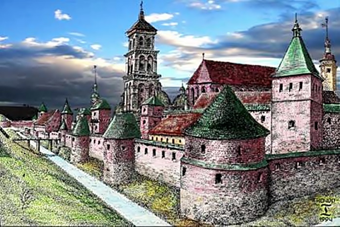 мур мури Львів замок стіна ретро