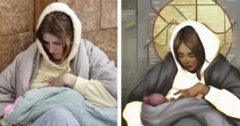 мадонна неаполь метро війна мама дитина